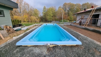 Установка бассейна под ключ РИВЬЕРА 1000