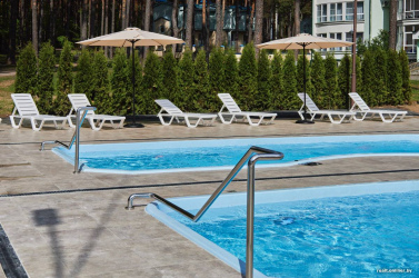 Уникальная аквазона в санатории «Ружанский»: три бассейна с подогревом под открытым небом