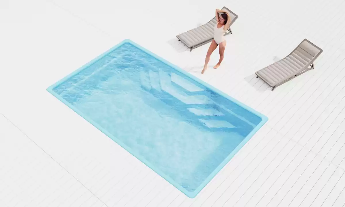 Композитный бассейн КОРСО ECOLINE