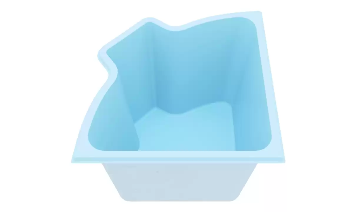 Композитный бассейн Купель угловая ECOLINE