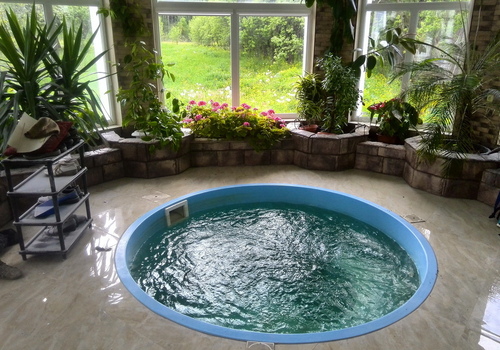 Монтаж композитного бассейна Классик